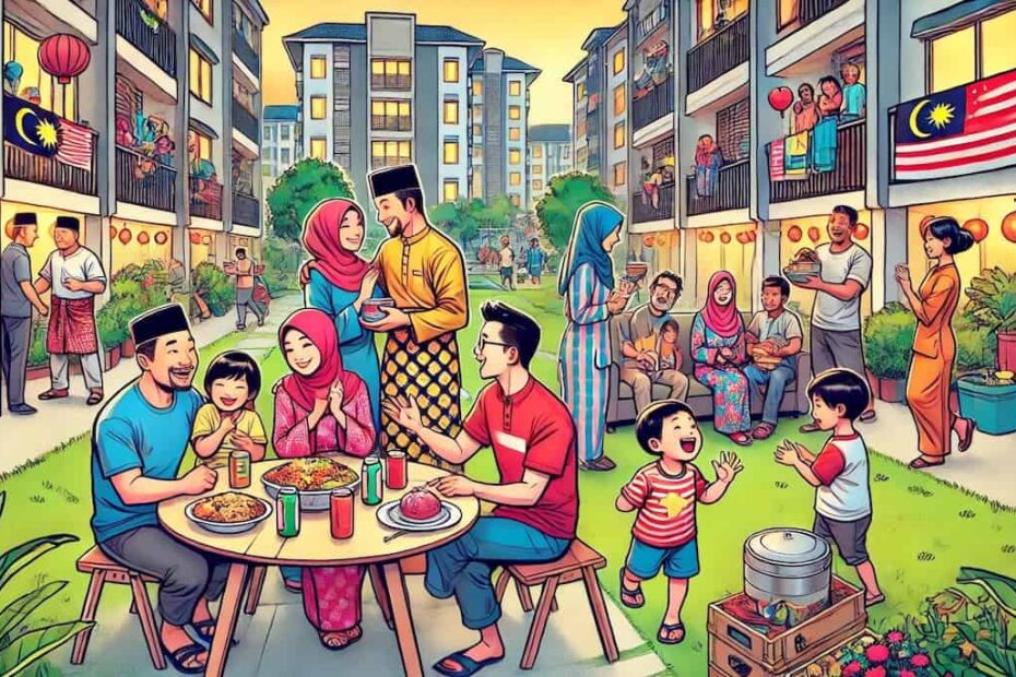 Memupuk Semangat Kejiranan Contoh Karangan SPM - Usaha usaha Memupuk Semangat Kejiranan