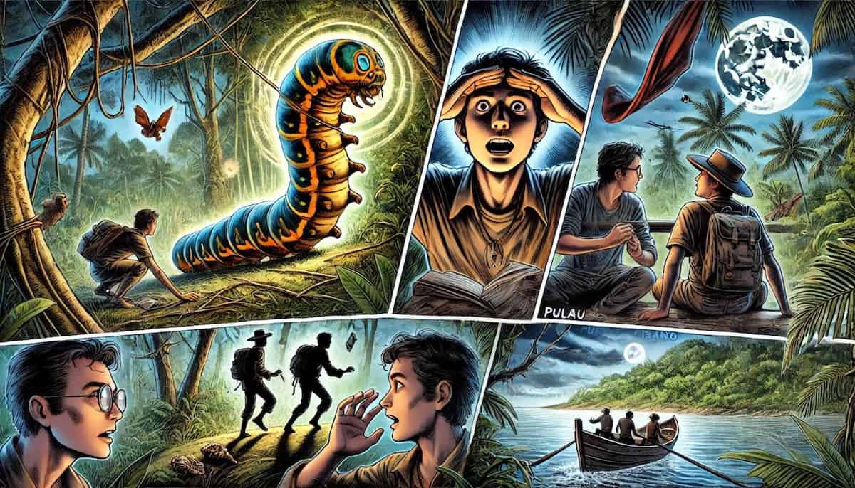 Bab 6 Novel Jejak Monpus - Kejadian Misteri Di Pulau
